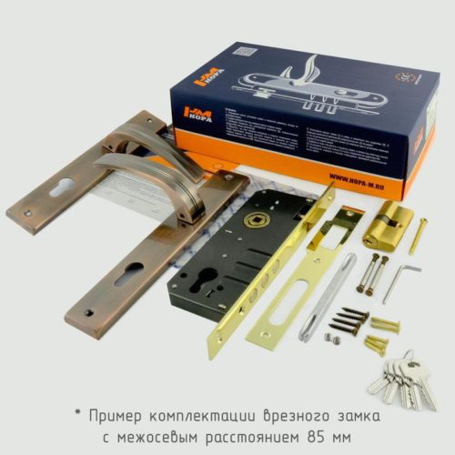 Н-М Замок врезной N106-85 М (графит)