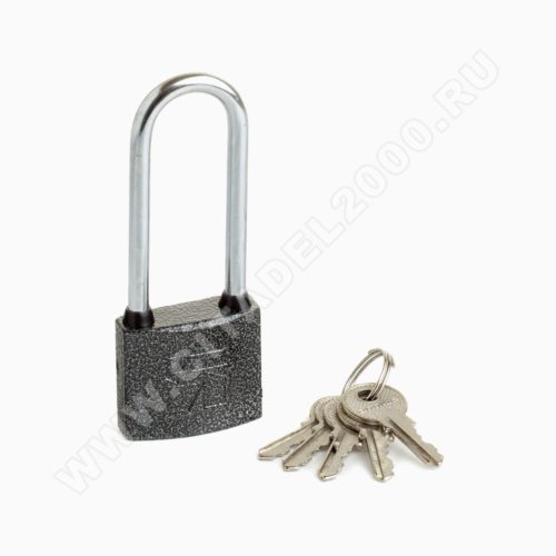Аллюр  Замок навесной HG-340C-L (ВС1Ч-340Д) полимер 5 ключей