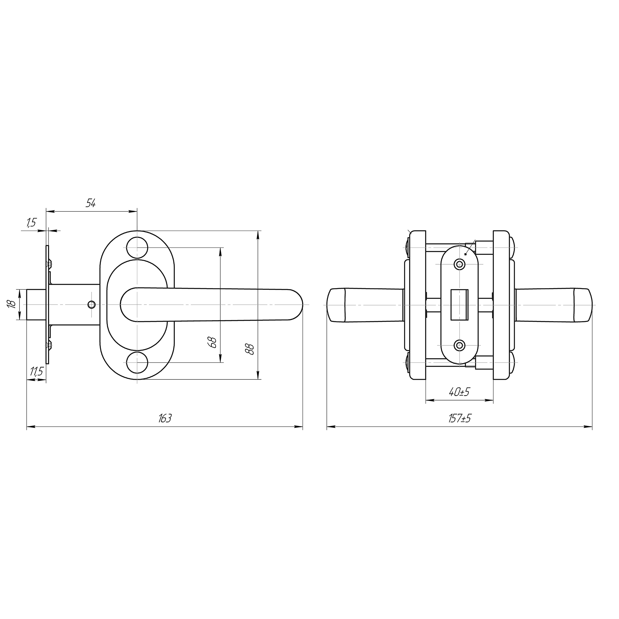 Защелка Омега ЗЩ 2.06 эконом (коричневая) г.Димитровград Защелка Омега ЗЩ 2.06 эконом (коричневая) г.Димитровград