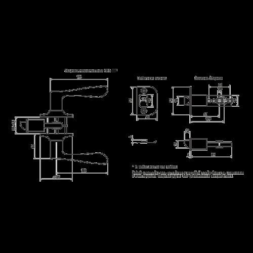 ISPARUS Защелка ЗВ3-05 (чёрный)