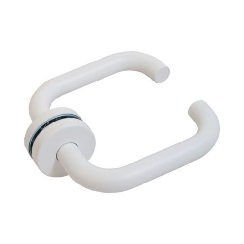 Стандарт  Комплект ручек 0203 SS (60-90) WHITE БЕЛАЯ INOX нержавеющая сталь