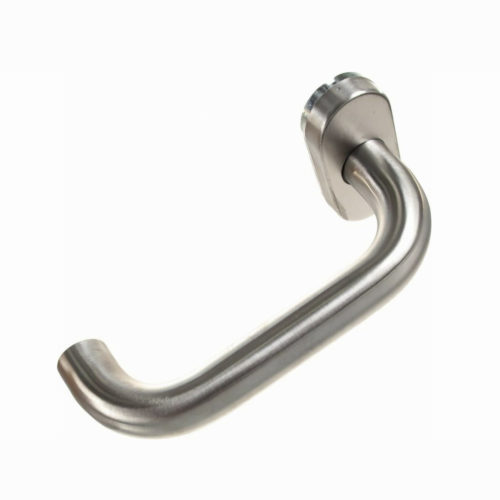 Ручка на овальной розетке U02203-01/8*8 INOX (нержавеющая сталь)