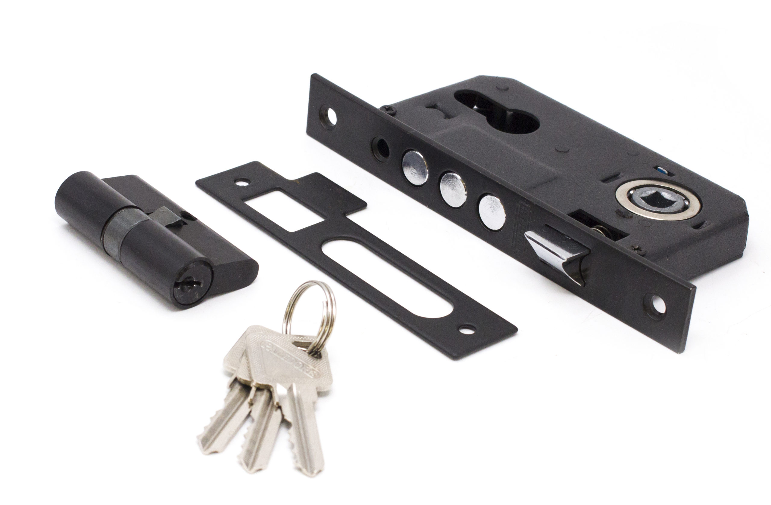 Замок врезной LHS 6237-314 Black Замок врезной LHS 6237-314 Black