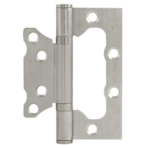 ISPARUS Петля без врезки 800-4  FHP (матовый хром) 100х74х2,5