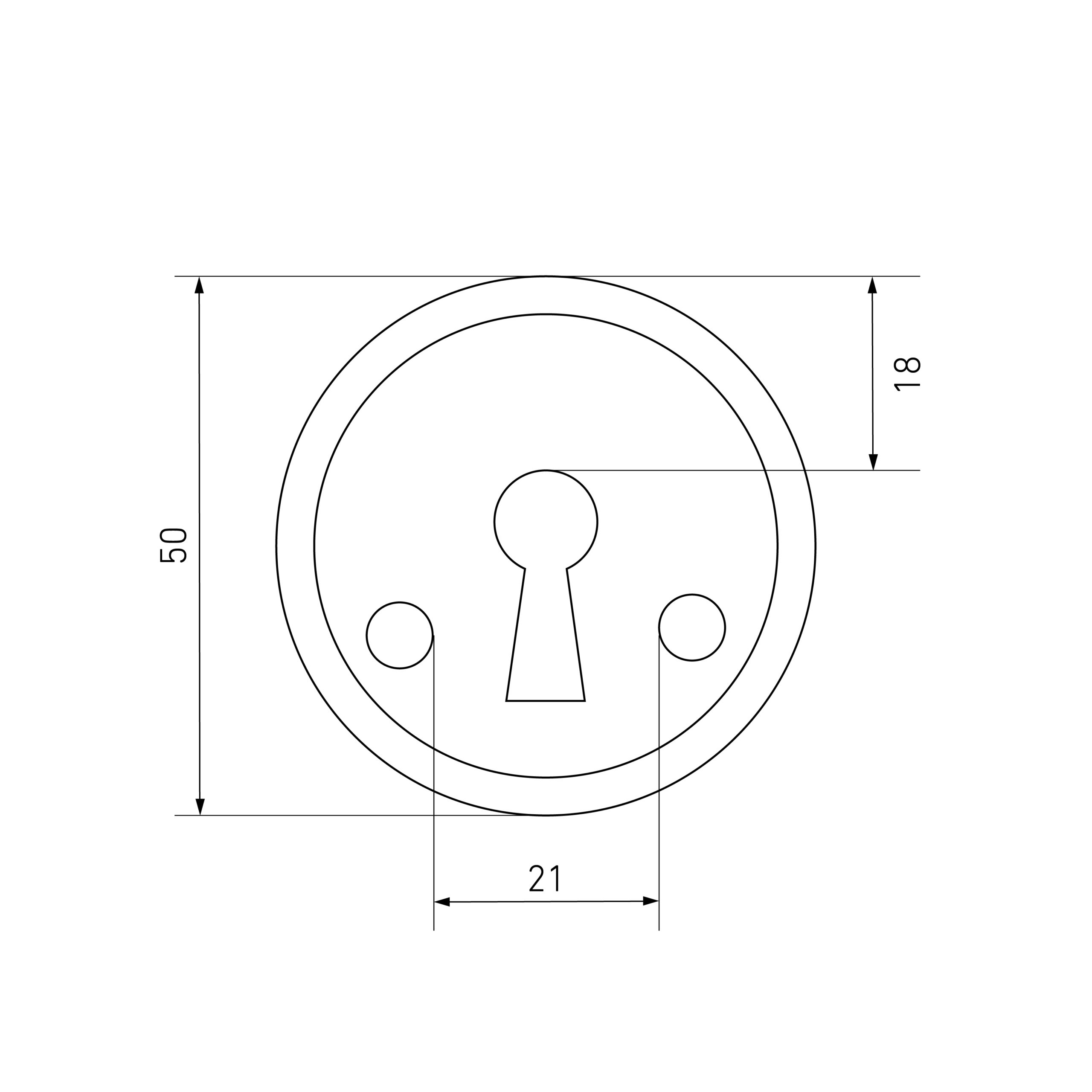 Аллюр Накладка на ключ 016S-50 PB (золото) Аллюр Накладка на ключ 016S-50 PB (золото)