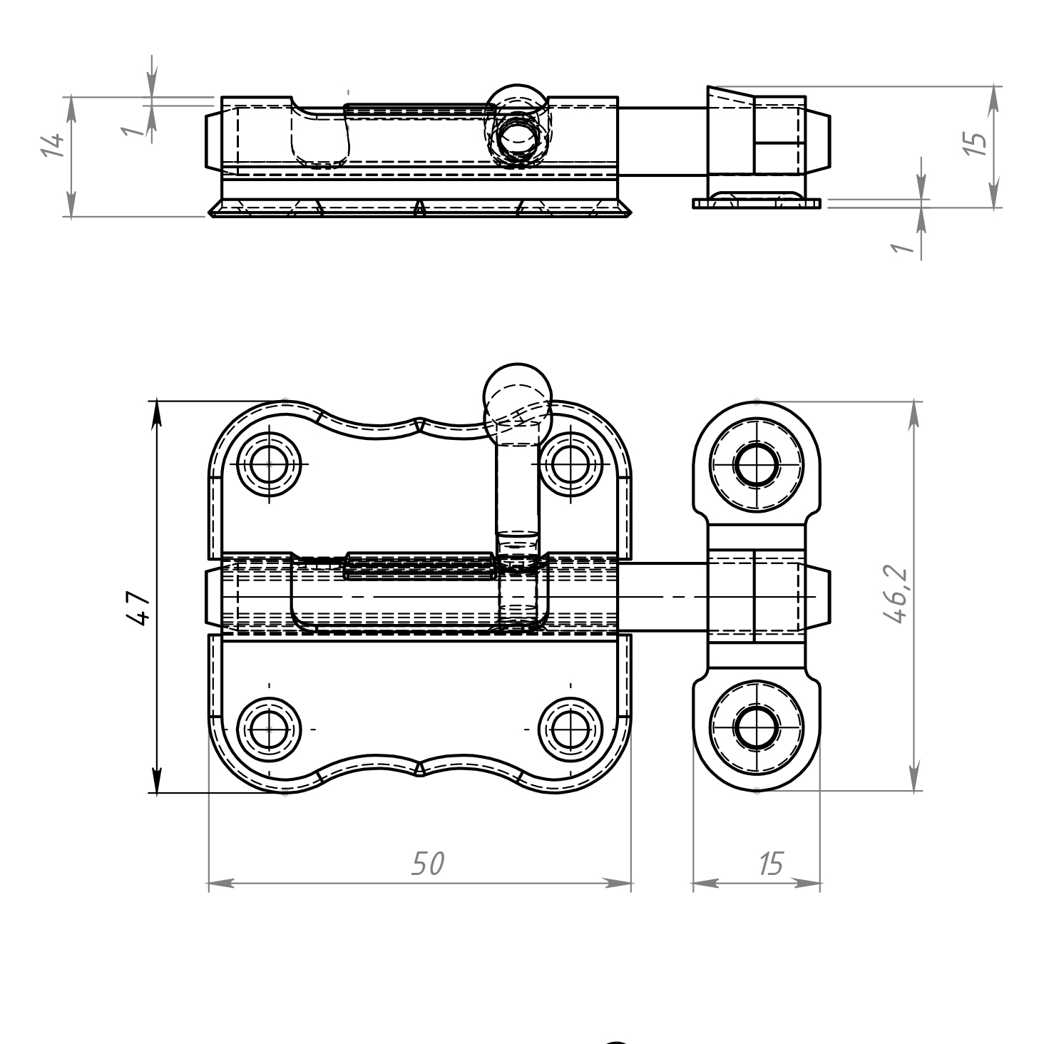 Шпингалет ЗТ-2 (белый) Шпингалет ЗТ-2 (белый)