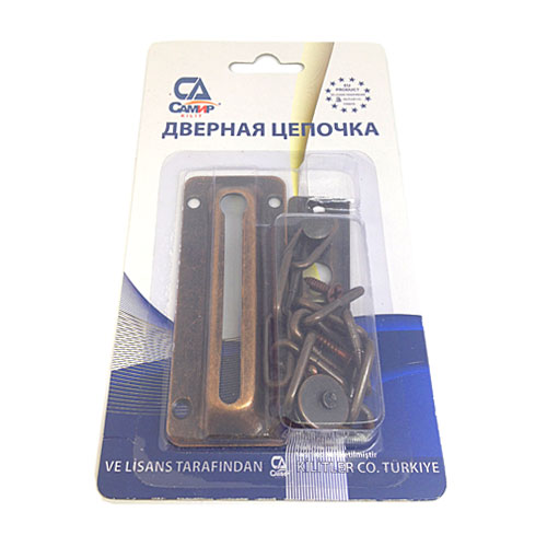 Цепочка дверная DCH80-S-АB (бронза)