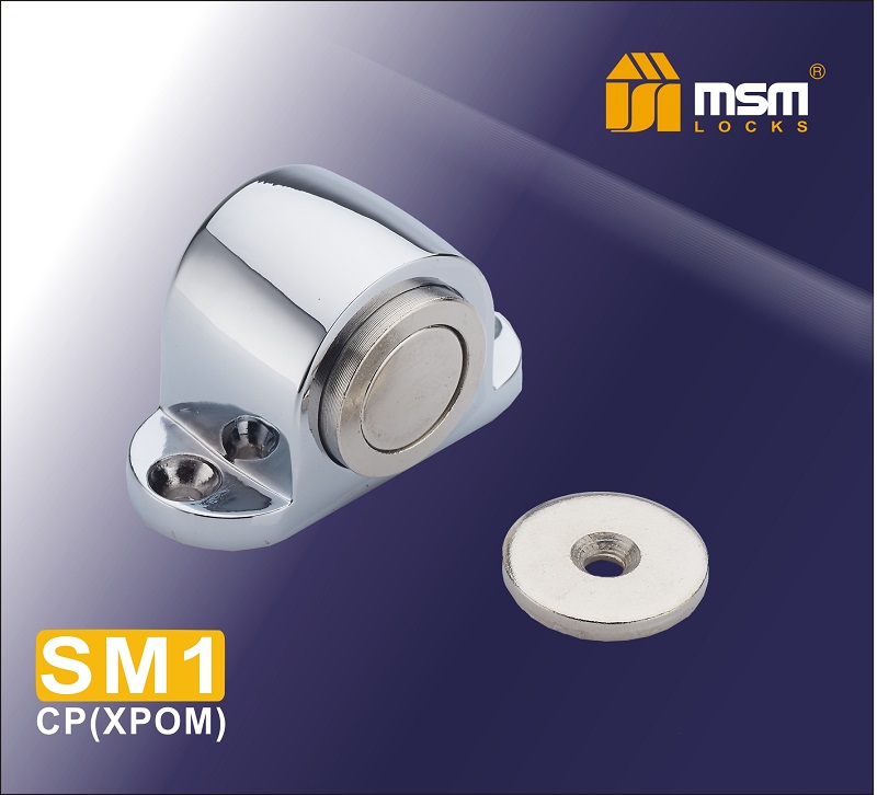 Упор дверной магнитный напольный МСМ SM1 CP Упор дверной магнитный напольный МСМ SM1 CP