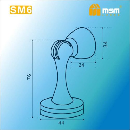 Упор дверной магнитный МСМ SM5 AB