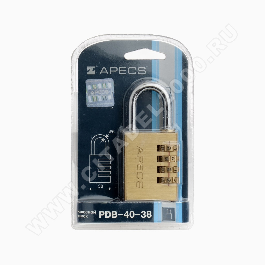 Замок навесной PDB-40-38-CODE Апекс Замок навесной PDB-40-38-CODE Апекс