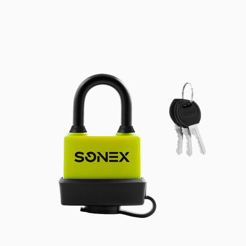 SONEX Замок навесной всепогодный ЗНВ-7-45 (45мм) (3 ключа)