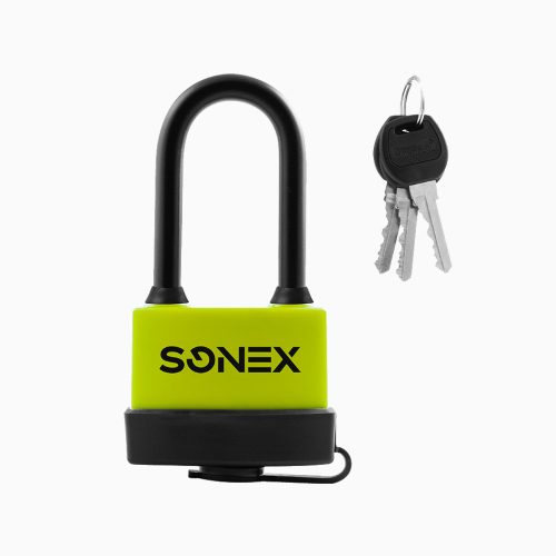 SONEX Замок навесной всепогодный ЗНВ-7д-72 (72мм) (3 ключа)