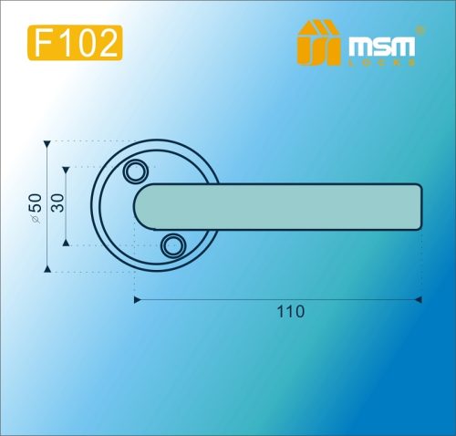 MSM Ручка F102 WH Белый