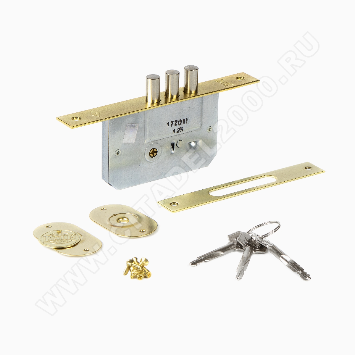 KaleЗамок врезной 189-3MF-BS45-BP-3KEY-(SP,Ros) (крест.ключ) STB 189F0000012 KaleЗамок врезной 189-3MF-BS45-BP-3KEY-(SP,Ros) (крест.ключ) STB 189F0000012