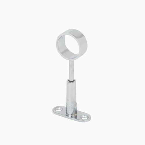 Держатель трубы дистанционный сквозной регулируемый d=25mm, R-50/R (651.CR), хром