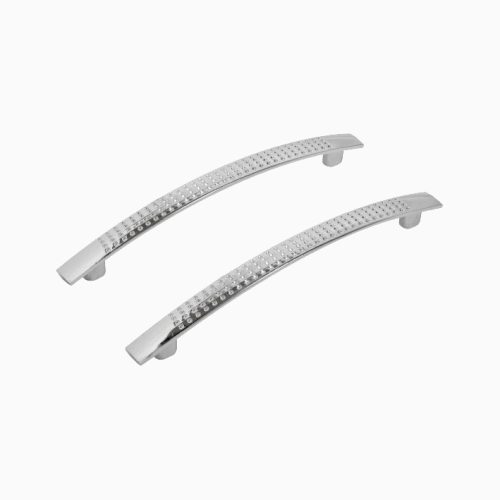 StahlBuro Ручка-скоба мебельная А345-128 CP (хром) 2 штуки